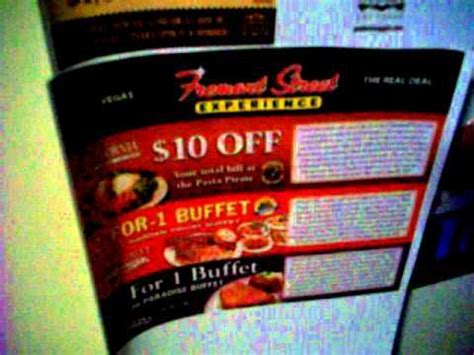 Las Vegas Coupons for Fremont Street Downtown Vegas - (More info on ...