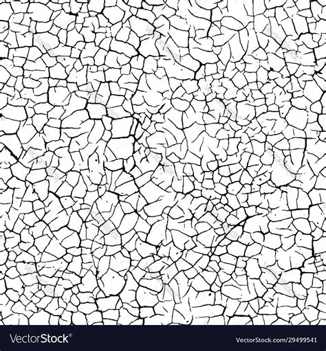 Cracked seamless pattern texture Royalty Free Vector Image