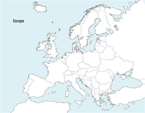 Vector Maps of Europe