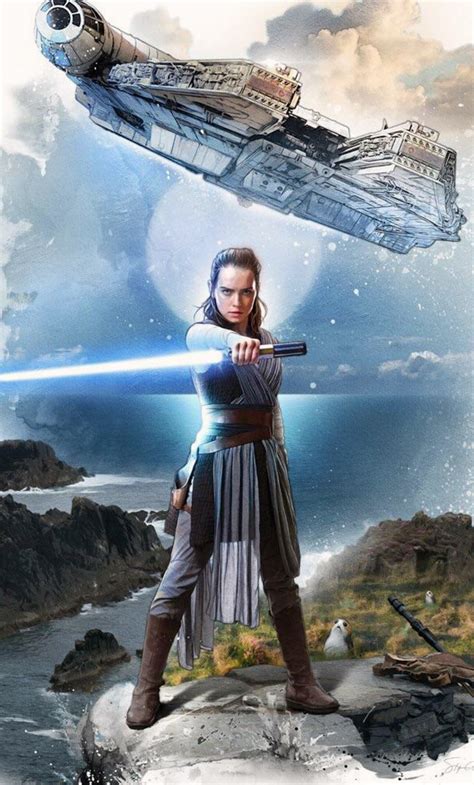 1280x2120 Rey Star Wars The Last Jedi Artwork iPhone 6+ HD 4k ...