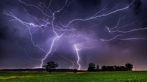 HD wallpaper: lightning, cloudy, rain, storm, thunderstorm, cityscape ...