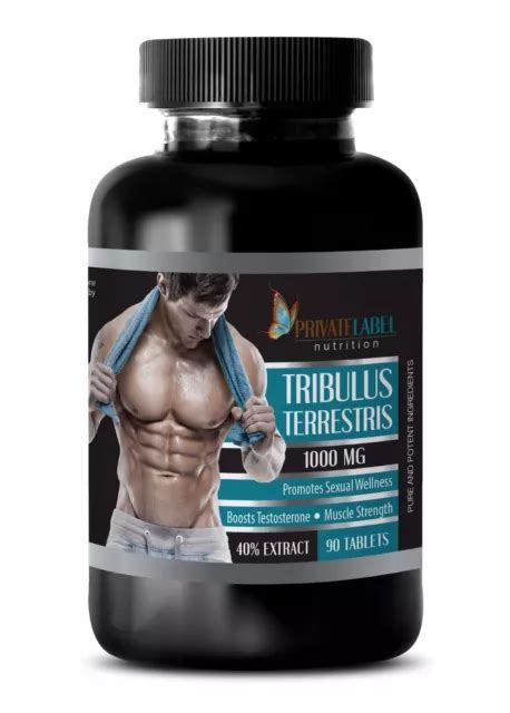 TRIBULUS TERRESTRIS EXTRACT 1000mg Saponins Bodybuilding Muscles 90 ...