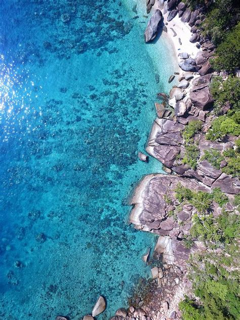 Aerial view of Hook Island, Whitsundays Photograph by Keiran Lusk