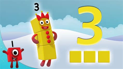 Numberblocks - The Number 3 | Learn to Count | Learning Blocks - YouTube