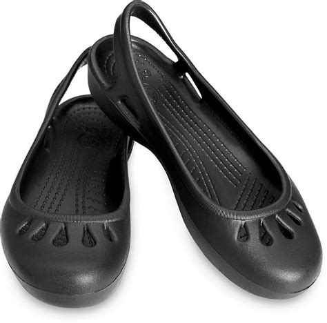 Crocs Women Black Flats - Buy Black Color Crocs Women Black Flats ...