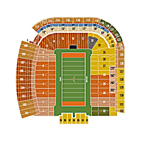 Longhorn Football Stadium Seating Chart - Stadium Seating Chart