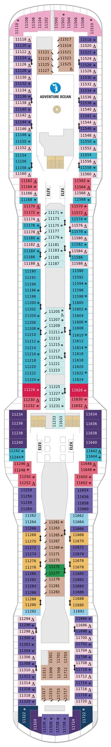 Odyssey of the Seas Deck Plan [Updated 2024]