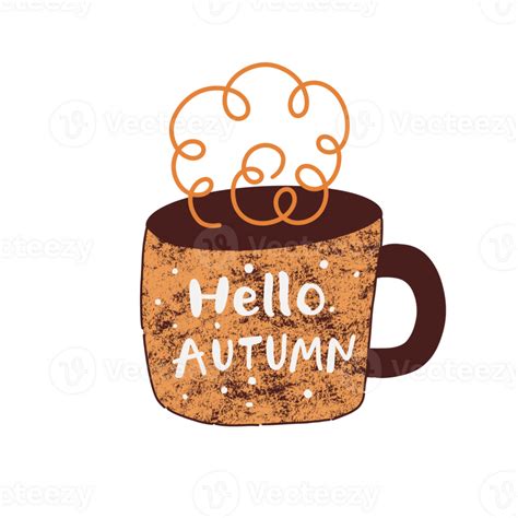 autumn coffee cup illustration 27516038 PNG