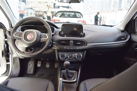 Fiat Tipo Station Wagon interior dashboard at 2016 Bologna Motor Show