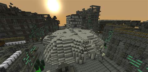 Post-Nuclear Zombie Apocalypse map. Minecraft Project