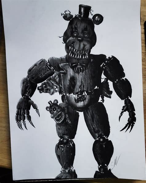 My drawing of nightmare freddy : r/fivenightsatfreddys