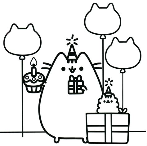 Pusheen Coloring Pages - Best Coloring Pages For Kids