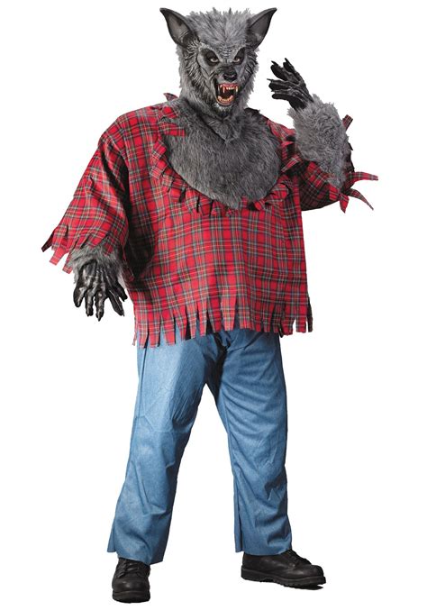 Scary Plus Size Werewolf Costume - Classic Werewolf Halloween Costumes