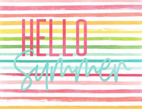 Hello Summer Free Printable Sign, Pennants and More! | Hello summer ...