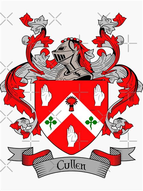 "Cullen Coat of Arms | Cullen Family Crest" Sticker for Sale by chuppys ...