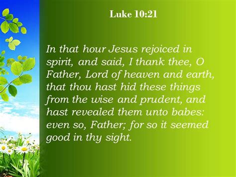 Luke 10 21 Revealed Them To Little Children Powerpoint Church Sermon ...