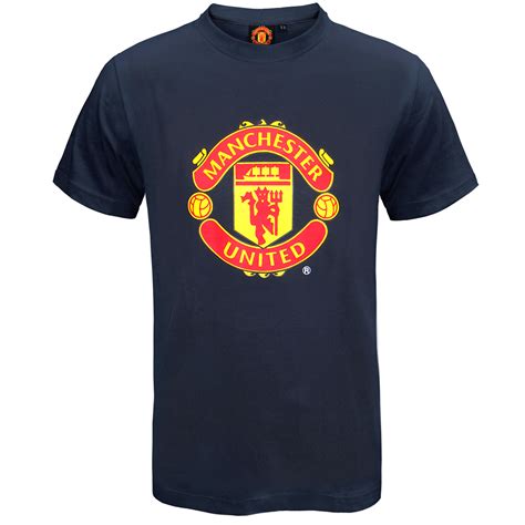 Manchester United FC Official Football Gift Mens Crest T-Shirt | eBay