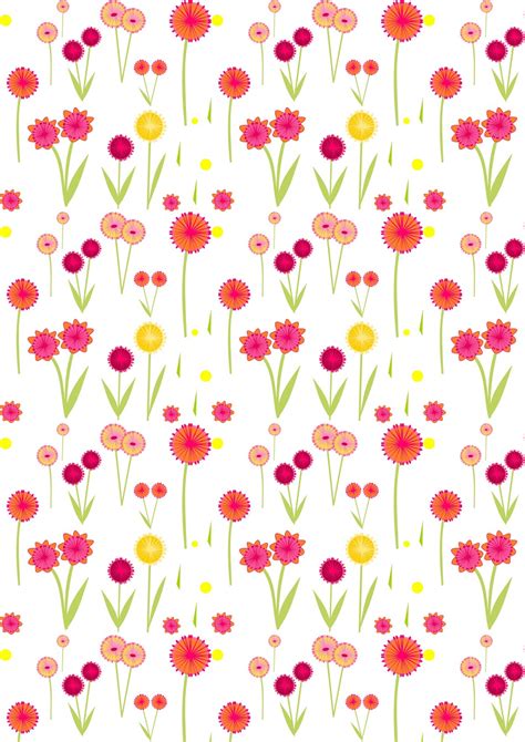 Free digital flower scrapbooking paper - ausdruckbares Geschenkpapier ...