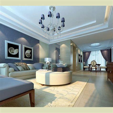 Cool color scheme. Blue. Living room. Complementary. Triadic. Analogous ...