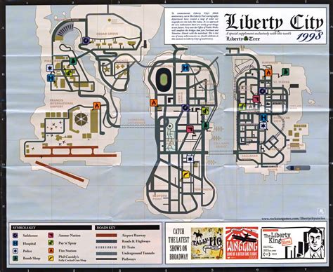 Grand Theft Auto Liberty City Stories Map