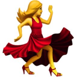 Woman Dancing Emoji (U+1F483)