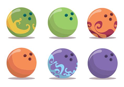 Bowling Ball Vector Set 115783 Vector Art at Vecteezy