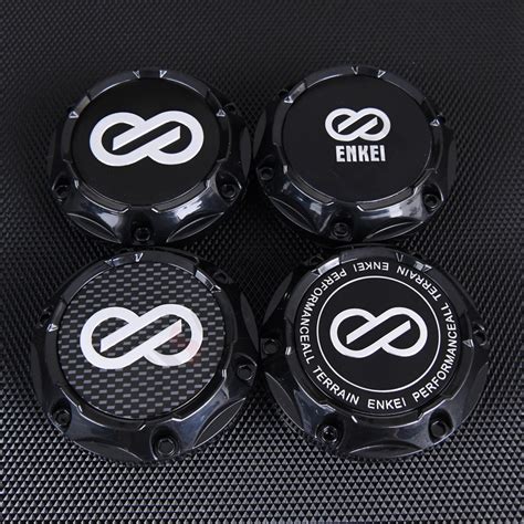 4PCS ENKEI Rim Cap 56MM Clip Diameter Wheel Center Cap ENKEI Logo ...