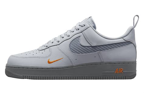 Nike Air Force 1 Low Grey Orange DR0155-001 - KicksOnFire.com