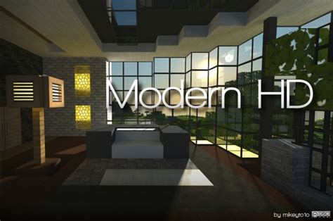 Minecraft Modern House Texture Pack