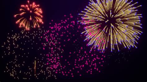 Free Fireworks Background Loop for New Year's /4th of July - YouTube