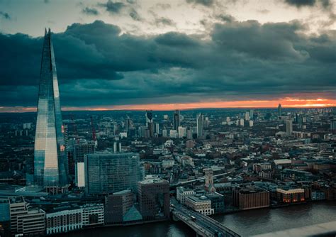 Photo of London Skyline During Golden Hour · Free Stock Photo