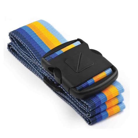 Heavy Duty 2" Luggage Strap - Multicolour Blue/Yellow | Travel Blue ...