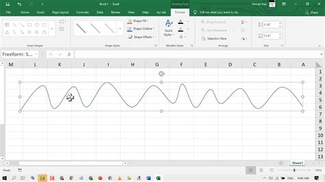 How To Draw A Curved Line Graph In Excel - Design Talk