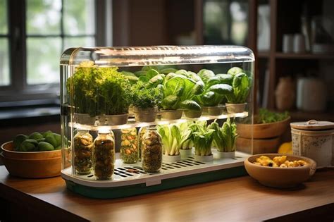 Premium AI Image | Growing_vegetables_indoors_for_fresh_produce