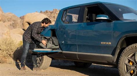 Rivian R1T's Gear Tunnel Is Accessible From Inside The Cabin