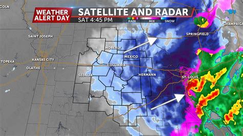 WEATHER ALERT DAY: Snow tapering off across mid-Missouri, cold air to ...