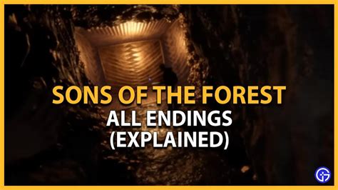 Sons Of The Forest All Endings (Explained) - Gamer Tweak