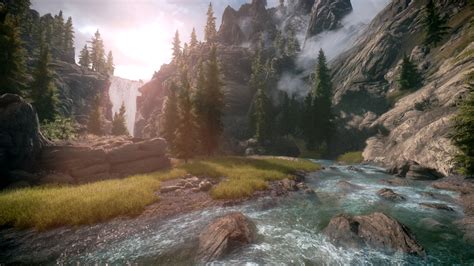 Here's what Skyrim looks like with up to 100 graphics mods at a time ...