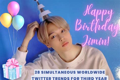 BTS' Jimin is the first person to occupy 28 spots on Worldwide Twitter ...