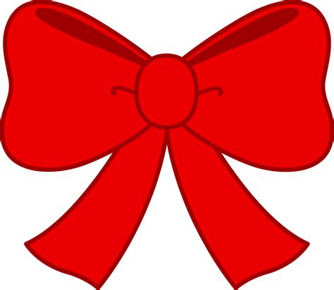 Cute Red Bow Clipart - Free Clip Art