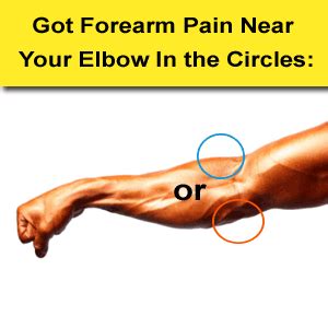 Forearm Pain Near Elbow