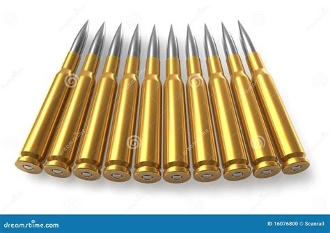 Bullets For Sniper Rifle Stock Photo - Image: 16076800