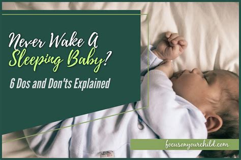 Never Wake a Sleeping Baby? 6 Dos and Don'ts Explained