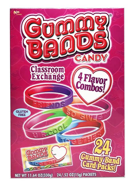 Flix Candy Gummy Bands Candy, 12.69 Oz., 24 Count - Walmart.com