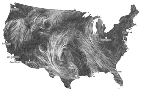 Live Wind Map Shows Flow Patterns | FlowingData