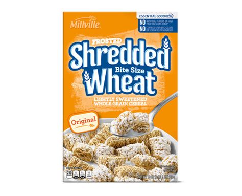 Frosted Bite Size Shredded Wheat Cereal - Millville | ALDI US