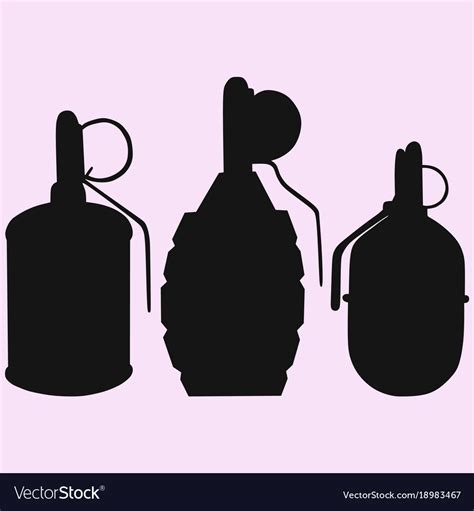 Grenade Royalty Free Vector Image - VectorStock