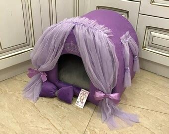 Purple dog bed | Etsy