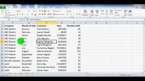 Microsoft Excel Pivot Table Tutorial for Beginners - Excel 2003, 2007 ...