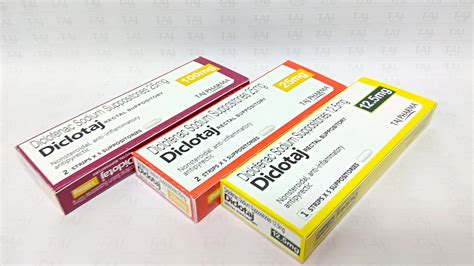 Diclofenac Sodium Suppositories 100mg manufacturer in India {Taj ...